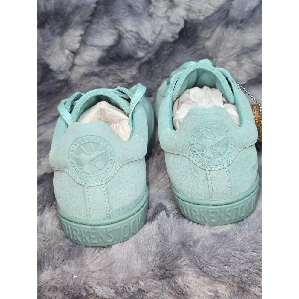 NWB Birkenstock Levin Coolpop‎ Blue Suede Lace Up Sneakers Size 36/ w us 5.5
